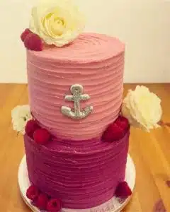Hochzeitstorte Himbeere Bunny and Scott Hamburg