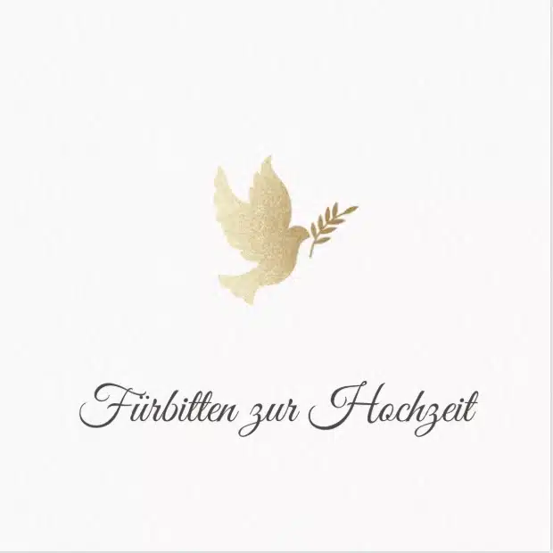 Fürbitten zur Hochzeit