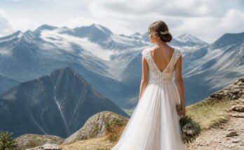Heiraten in den Bergen – Die besten Tipps für ein Brautkleid